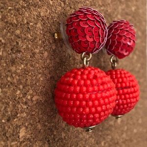 J crew bauble earrings